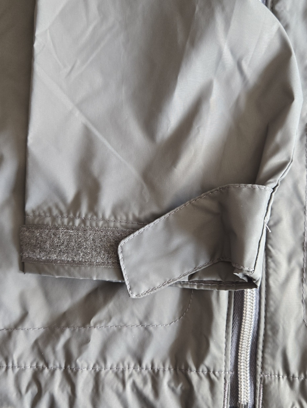 columbia grey waterproof jacket | size large | stowable hood nwt rain shell - Picture 8 of 12
